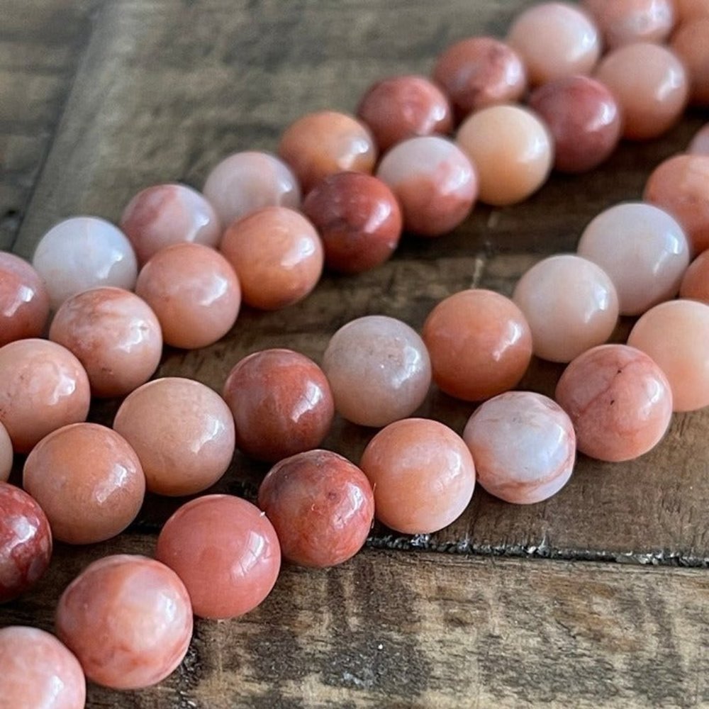 8mm Pink Aventurine Bead Strand